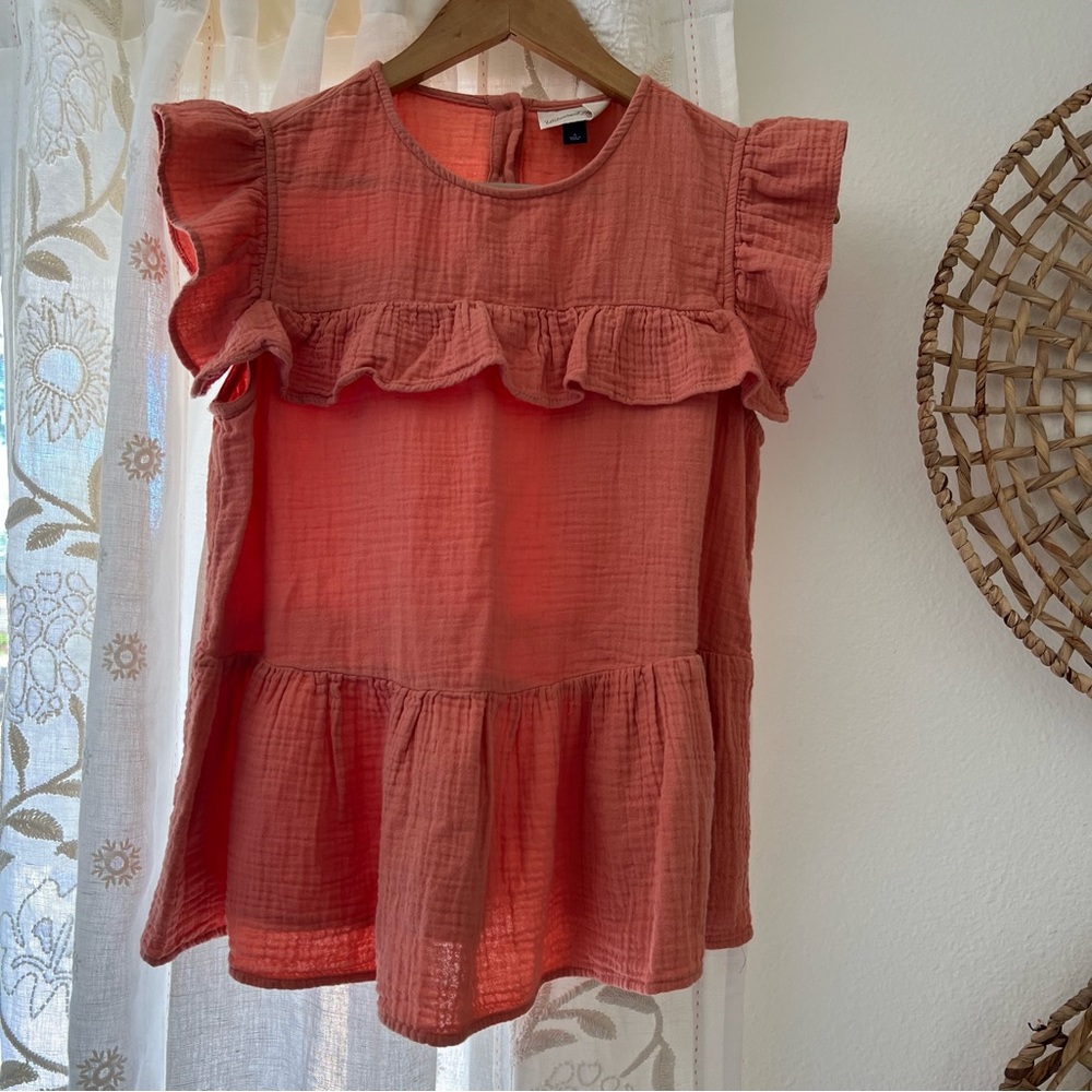 Double cloth muslin top | size S